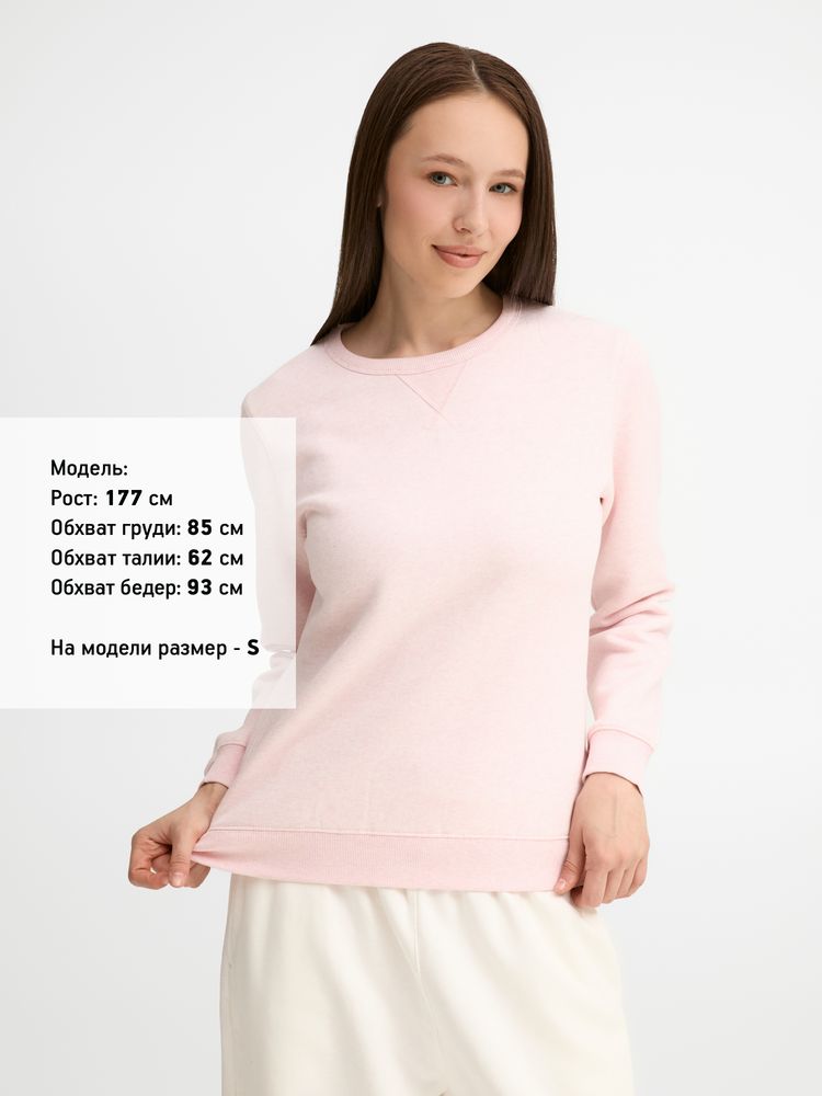 Толстовка женская Sully Women, розовый меланж / Миниатюра модельного (1000)