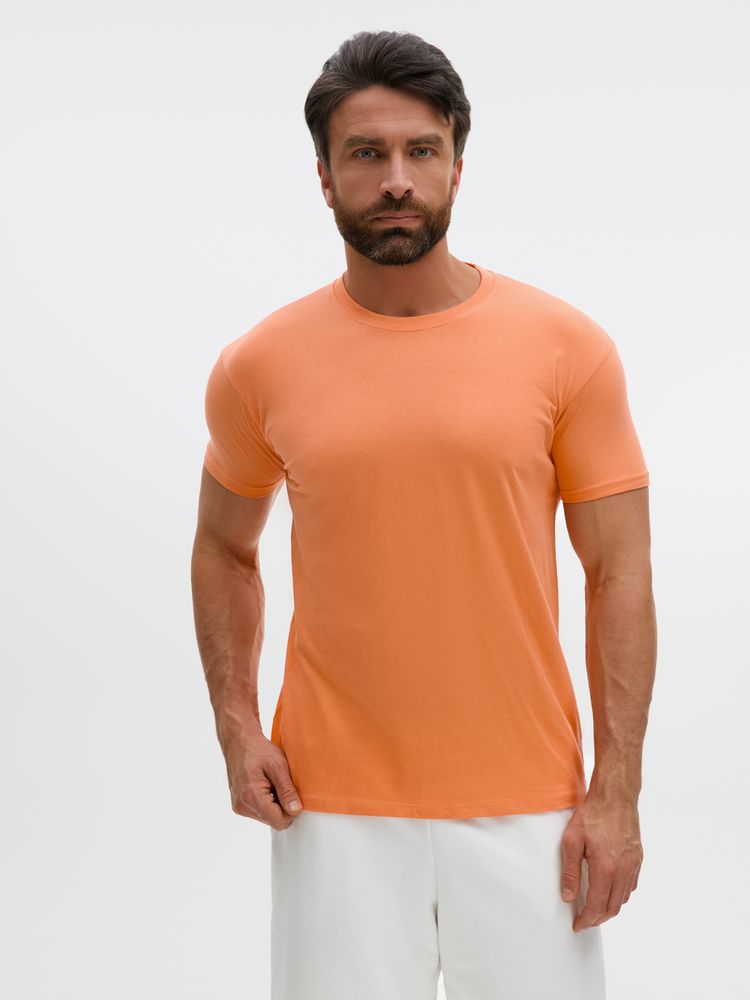 Футболка унисекс Regent 150, оранжевая (абрикосовая) / Миниатюра модельного (1000)
