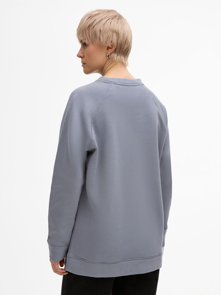 Свитшот унисекс S1, серый / Миниатюра модельного (1000)