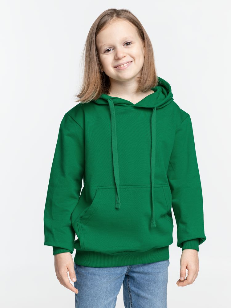 Худи детское Kirenga 2.0 Kids, зеленое / Миниатюра модельного (1000)