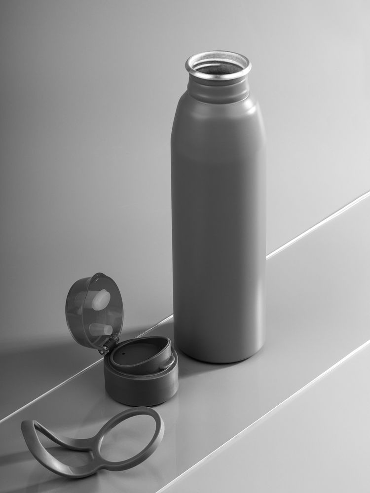 Бутылка для воды Billy Gym, матовая серая / Миниатюра имиджевого (1000)