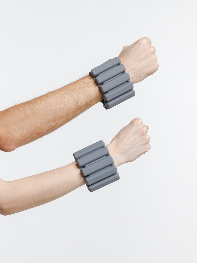 Силиконовые утяжелители Hard Work, серые / Миниатюра WWW (1000)