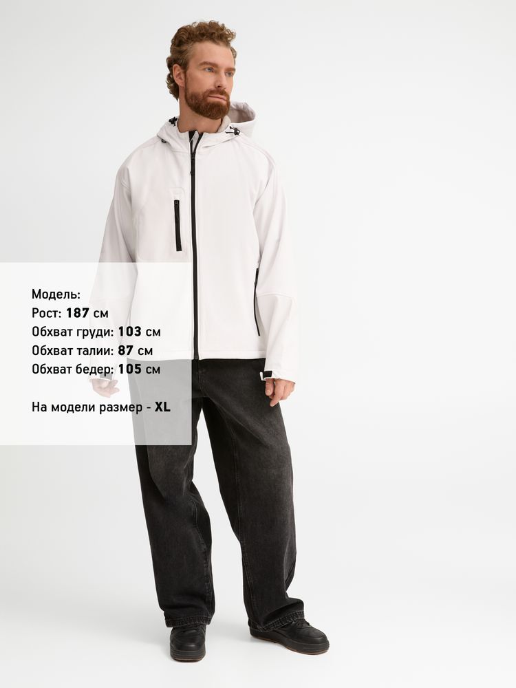 Куртка мужская с капюшоном Replay Men 340, белая / Миниатюра модельного (1000)