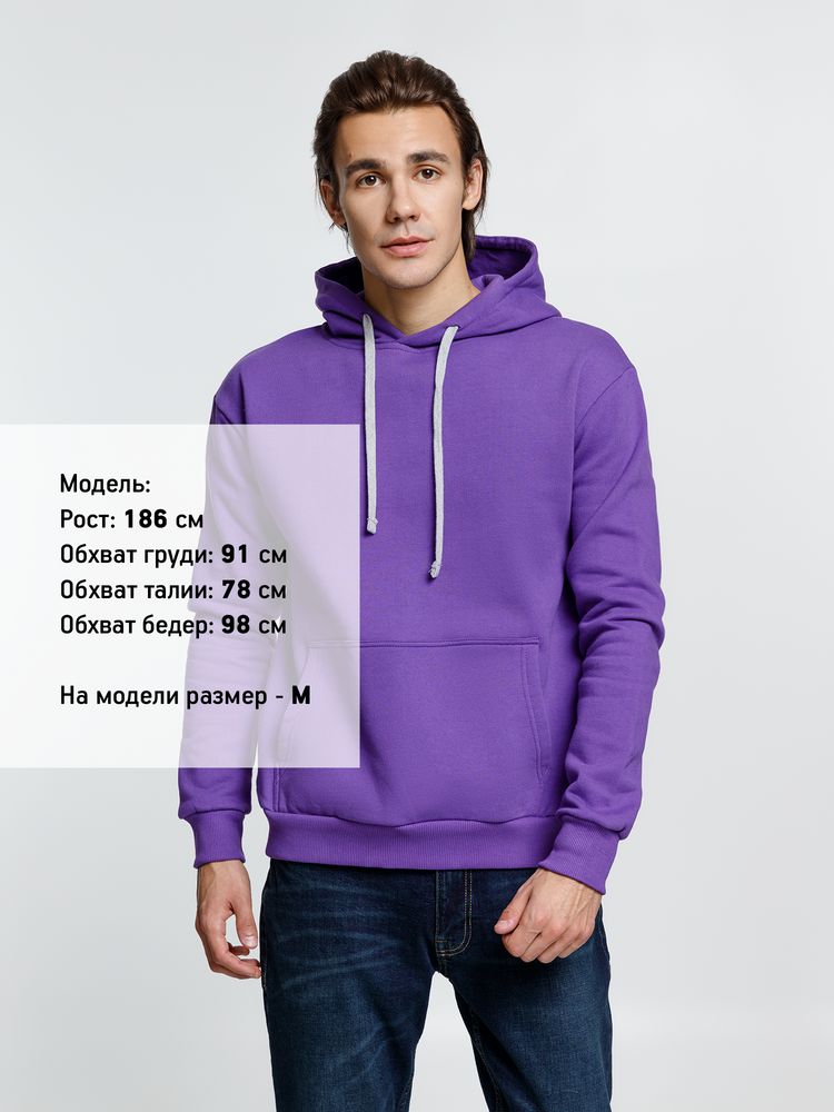 Толстовка с капюшоном Kirenga Heavy, фиолетовая / Миниатюра модельного (1000)