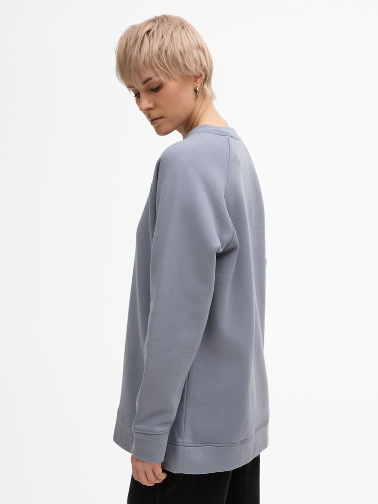 Свитшот унисекс S1, серый / Миниатюра модельного (1000)