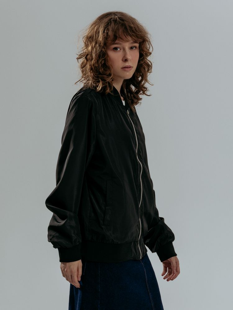 Бомбер Wigton, черный / Миниатюра модельного (1000)