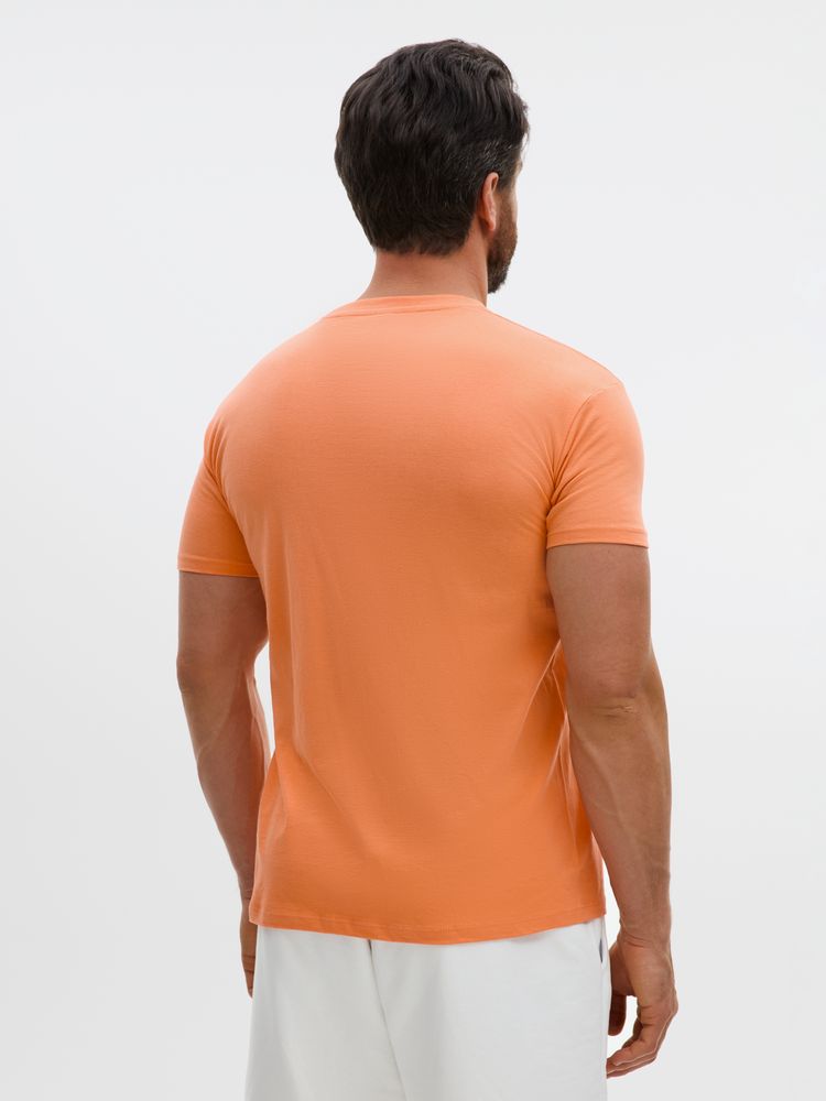 Футболка унисекс Regent 150, оранжевая (абрикосовая) / Миниатюра модельного (1000)