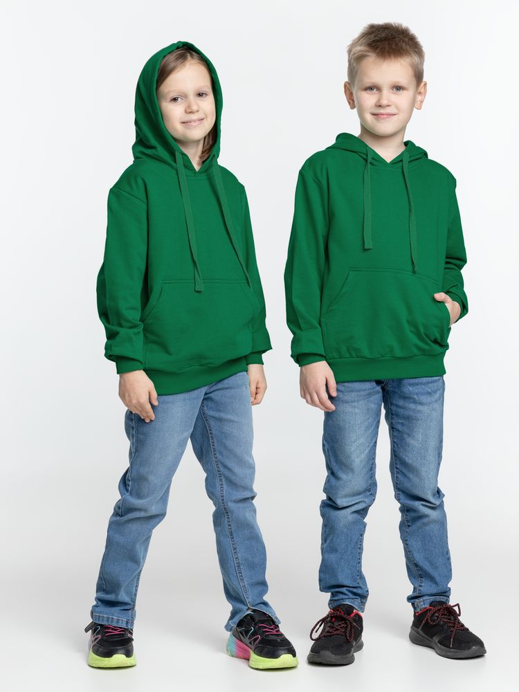 Худи детское Kirenga 2.0 Kids, зеленое / Миниатюра модельного (1000)