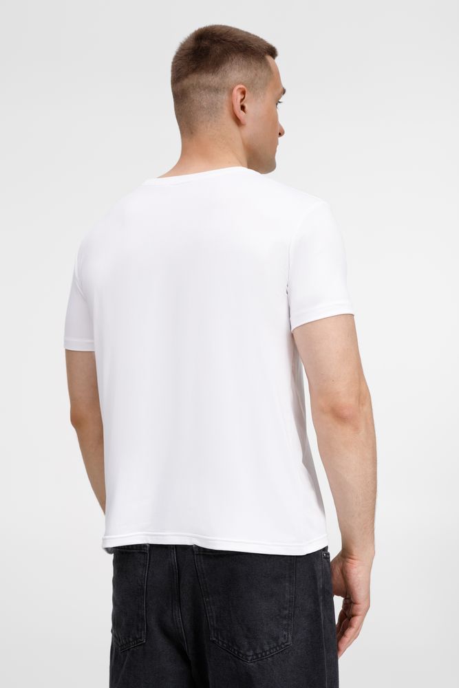 Футболка унисекс Senti, белая / Миниатюра модельного (1000)