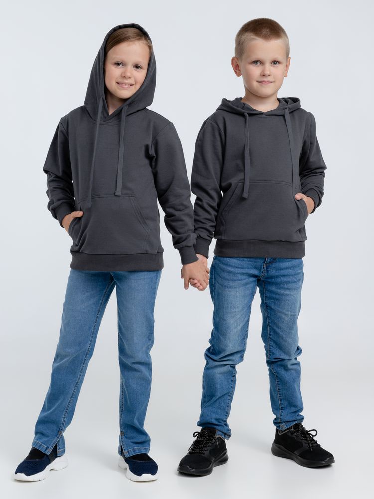 Худи детское Kirenga 2.0 Kids, темно-серое (графит) / Миниатюра модельного (1000)
