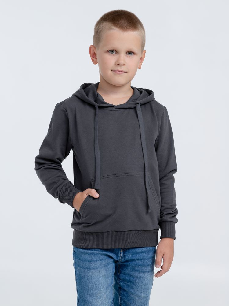 Худи детское Kirenga 2.0 Kids, темно-серое (графит) / Миниатюра модельного (1000)