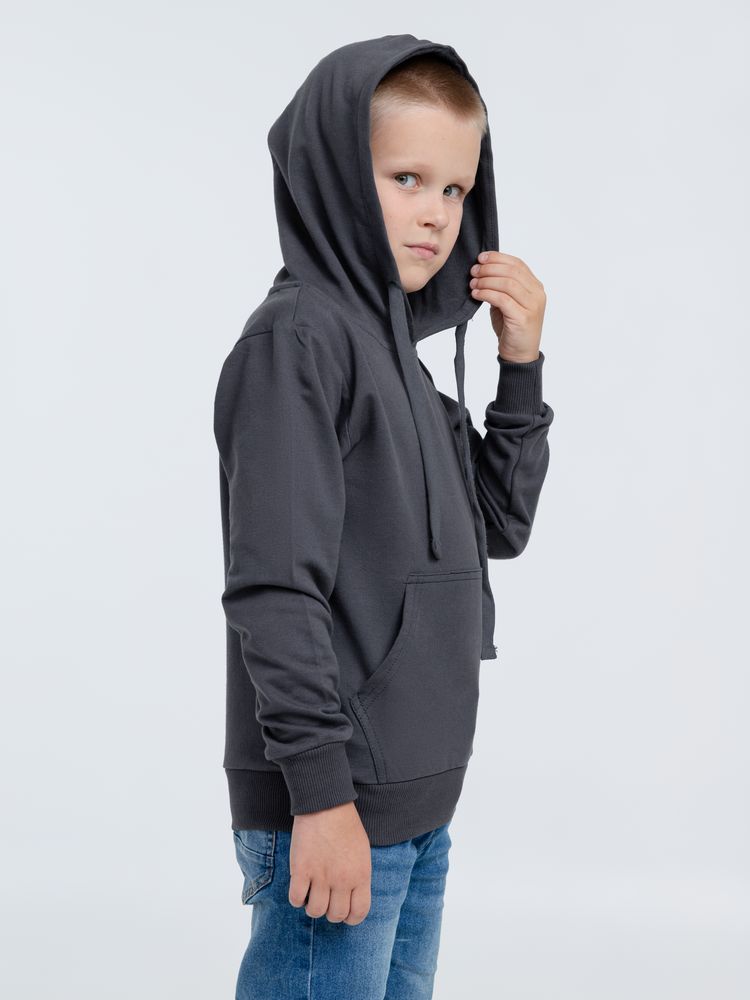 Худи детское Kirenga 2.0 Kids, темно-серое (графит) / Миниатюра модельного (1000)