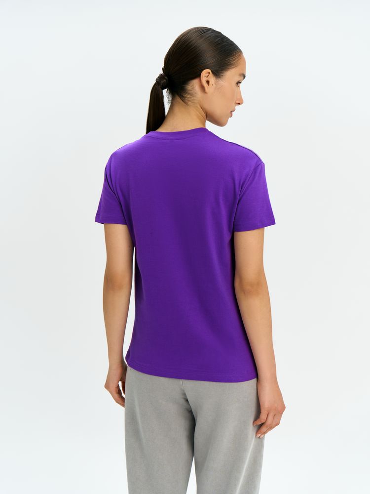 Футболка унисекс Regent 150, темно-фиолетовая / Миниатюра модельного (1000)