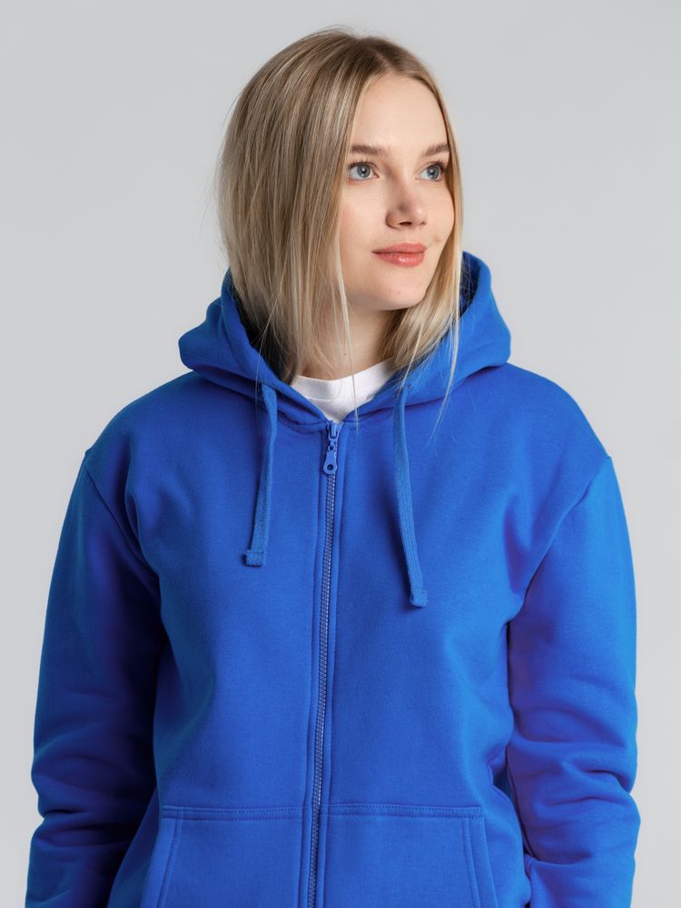 Толстовка на молнии с капюшоном Siverga 2.0 Heavy, ярко-синяя / Миниатюра модельного (1000)