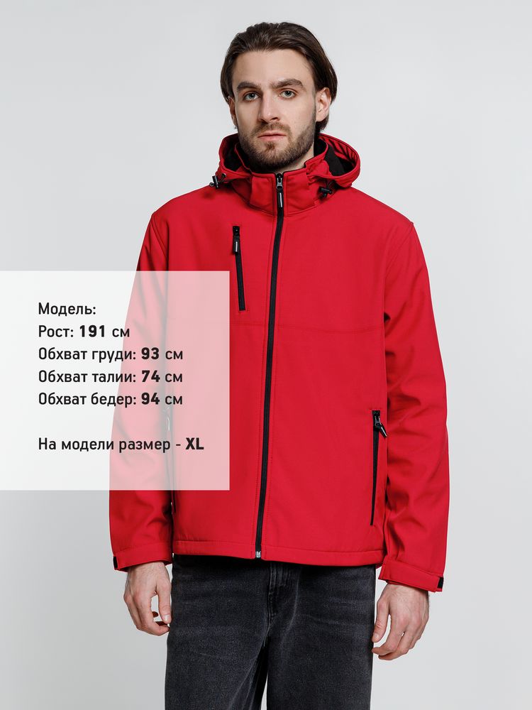 Куртка софтшелл мужская Zagreb, красная / Миниатюра модельного (1000)