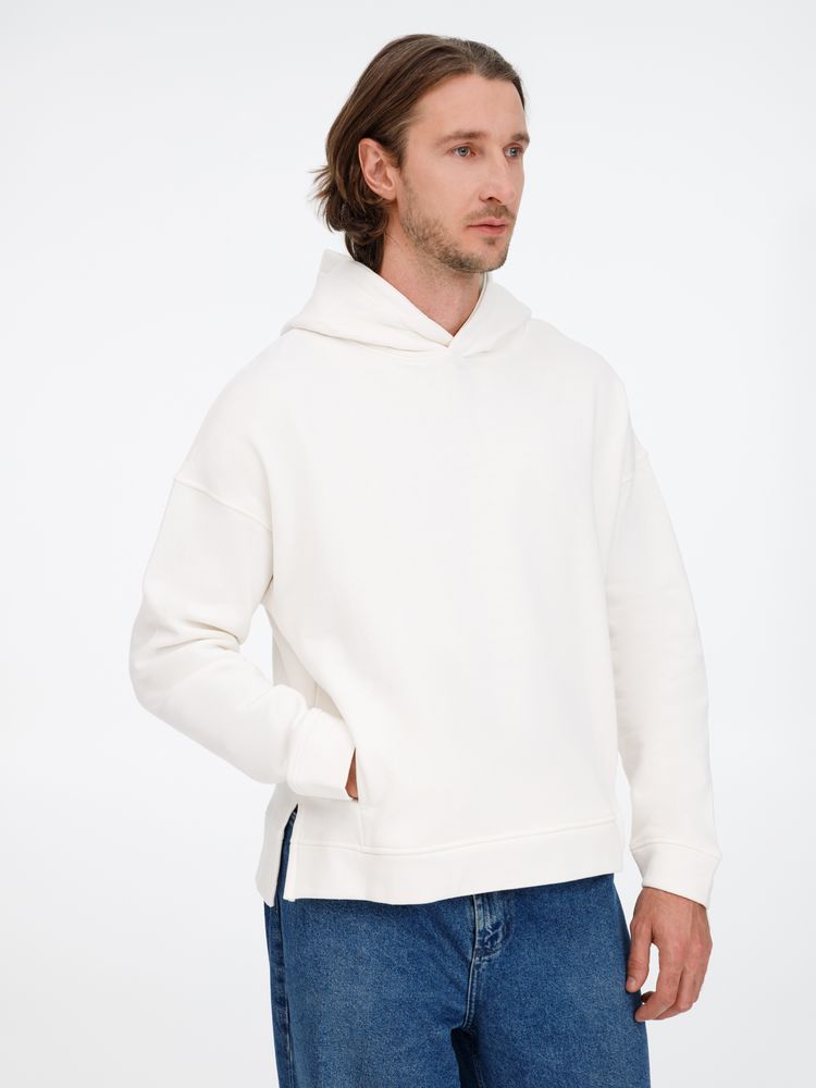 Худи оверсайз унисекс Tolla, молочное / Миниатюра модельного (1000)