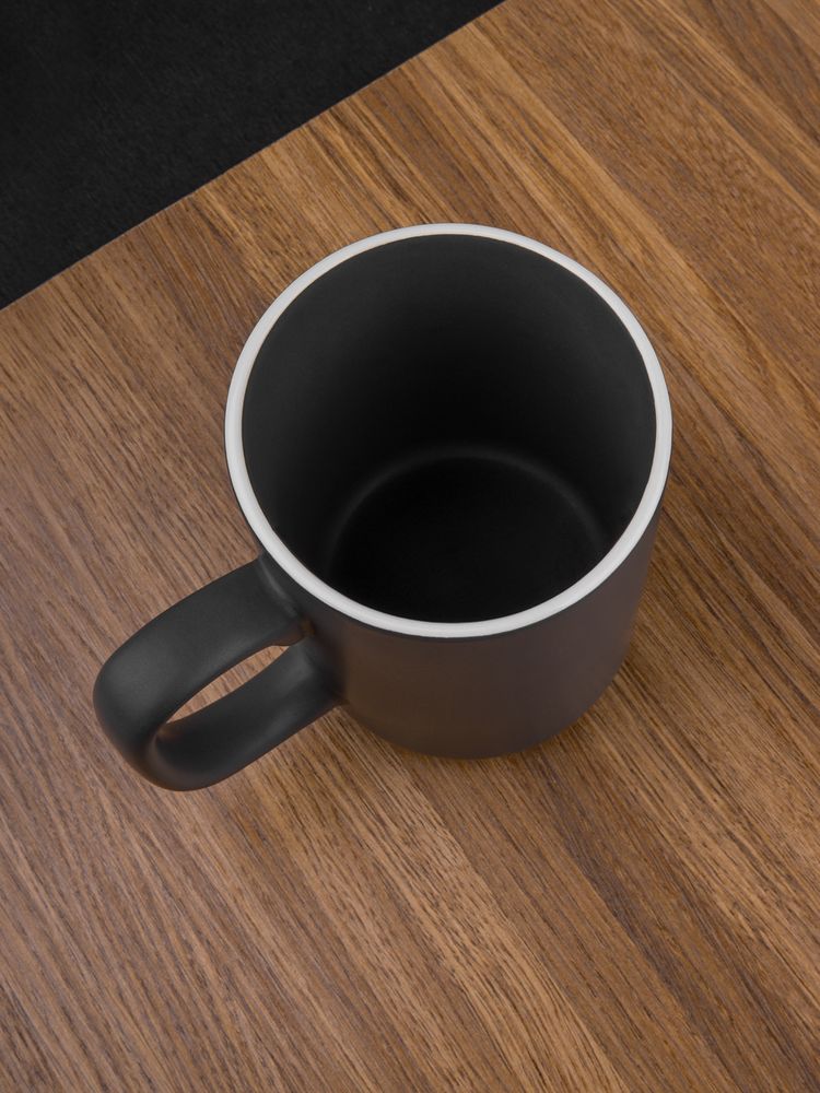 Кружка Mugful, темно-серая (графитовая) / Миниатюра имиджевого (1000)