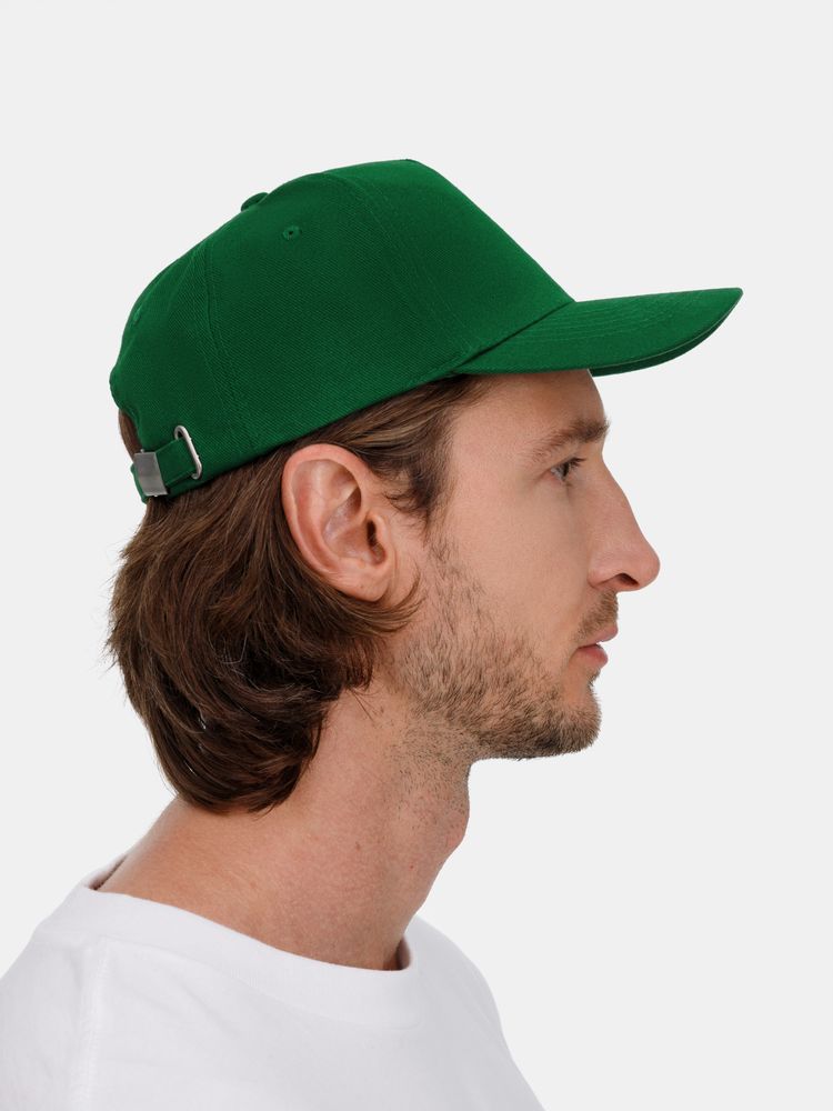 Бейсболка Long Beach, темно-зеленая / Миниатюра модельного (1000)
