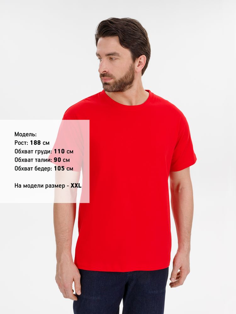 Футболка унисекс T-Bolka 180, красная / Миниатюра модельного (1000)