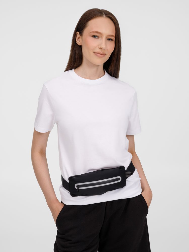 Спортивная поясная сумка Springa, черная / Миниатюра модельного (1000)