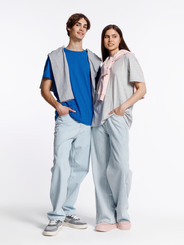 Футболка унисекс Streetwise, серый меланж / Миниатюра модельного (1000)