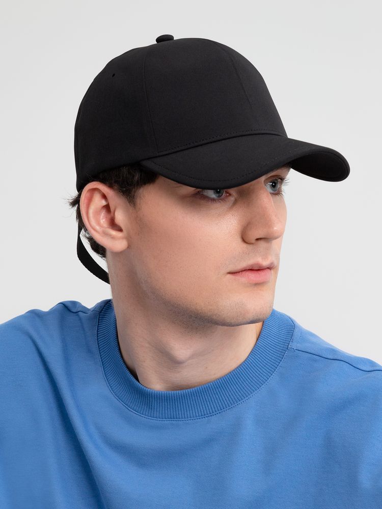 Бейсболка Kosmos, черная / Миниатюра модельного (1000)