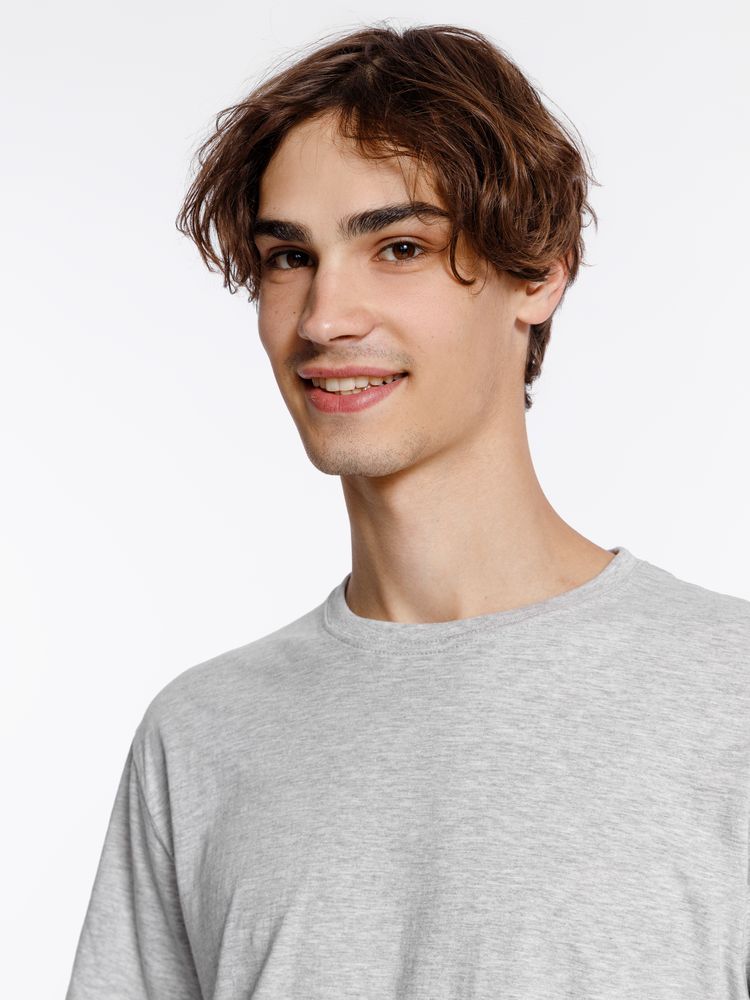 Футболка унисекс Streetwise, серый меланж / Миниатюра модельного (1000)