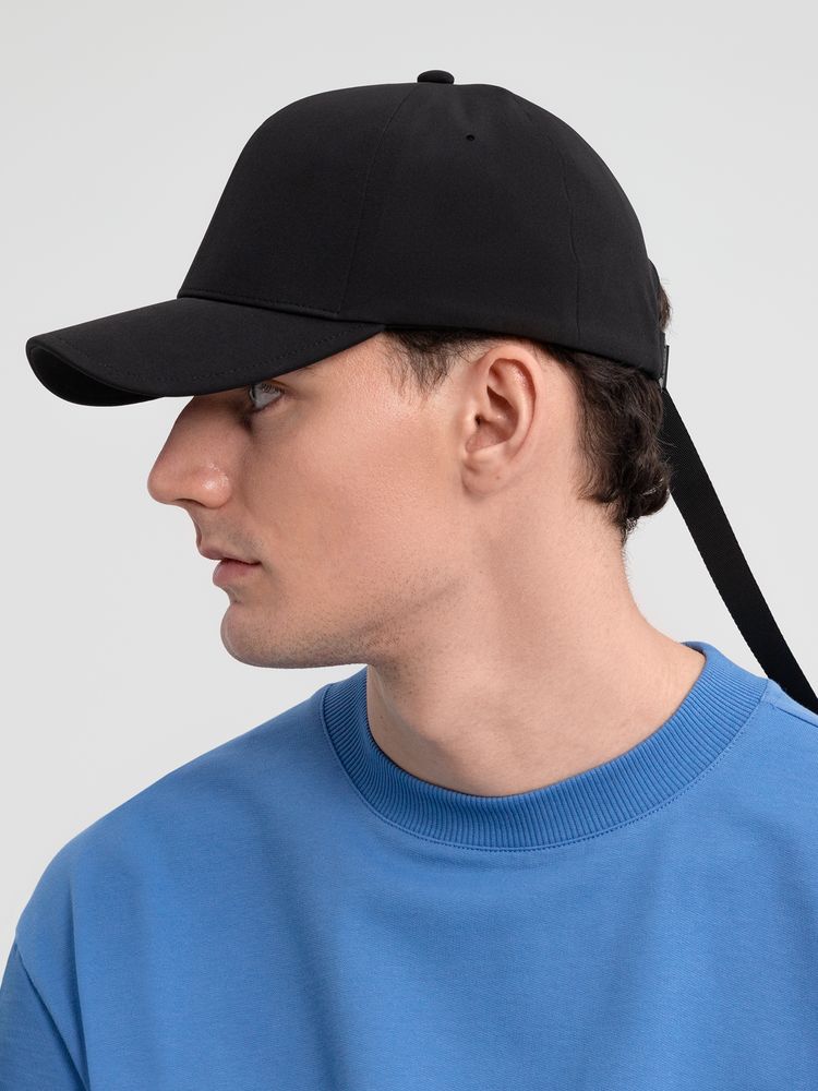 Бейсболка Kosmos, черная / Миниатюра модельного (1000)