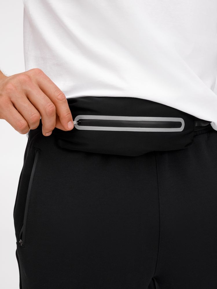 Спортивная поясная сумка Springa, черная / Миниатюра модельного (1000)