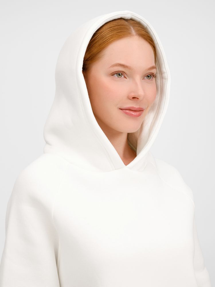 Худи унисекс оверсайз Easy Street, молочно-белое / Миниатюра модельного (1000)