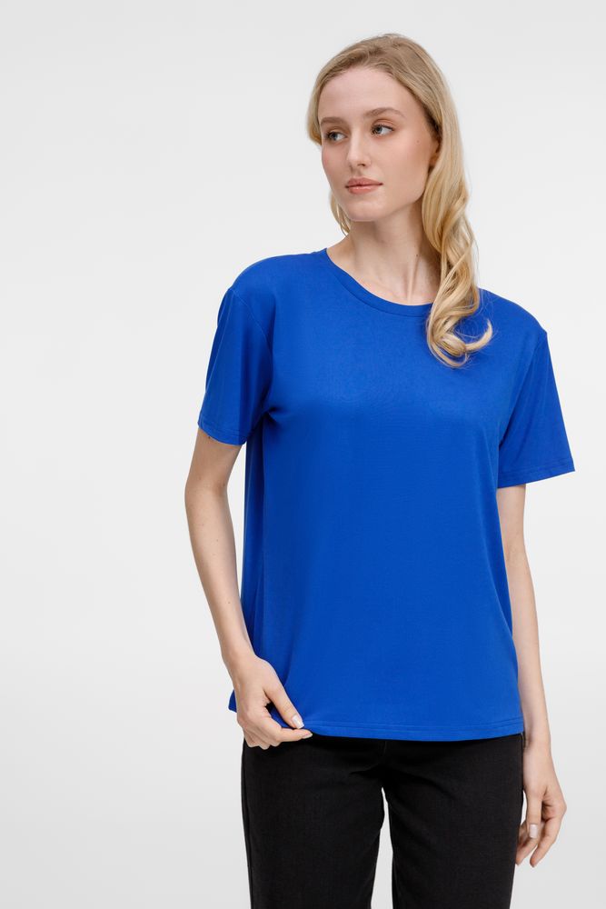Футболка унисекс Senti, ярко-синяя / Миниатюра модельного (1000)