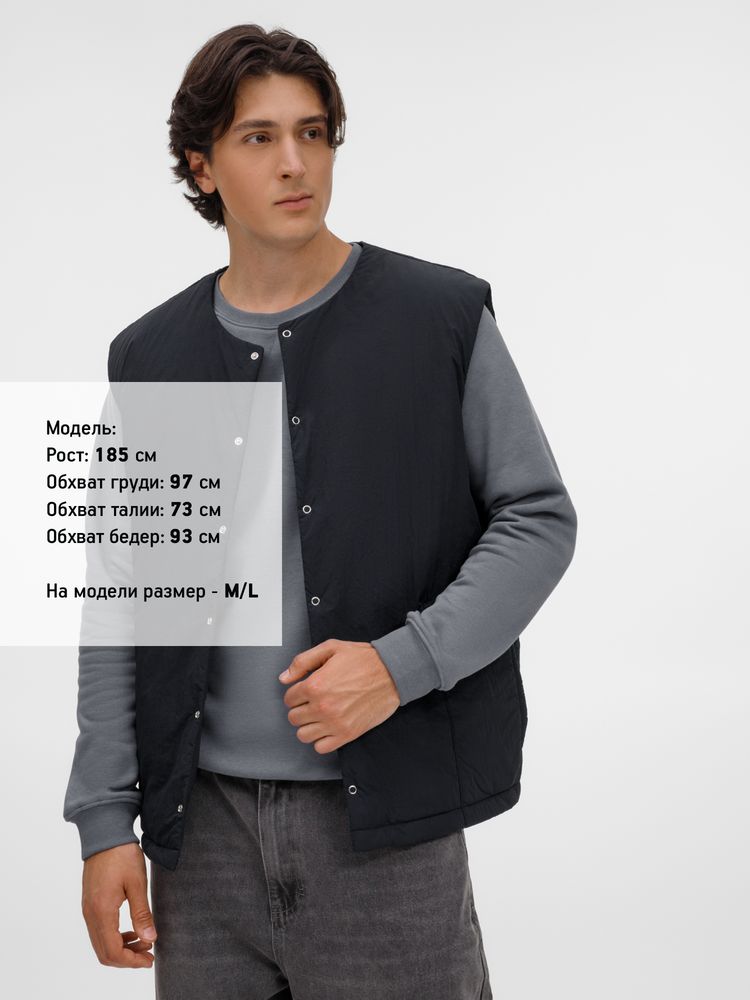 Жилет унисекс Veter, черный / Миниатюра модельного (1000)