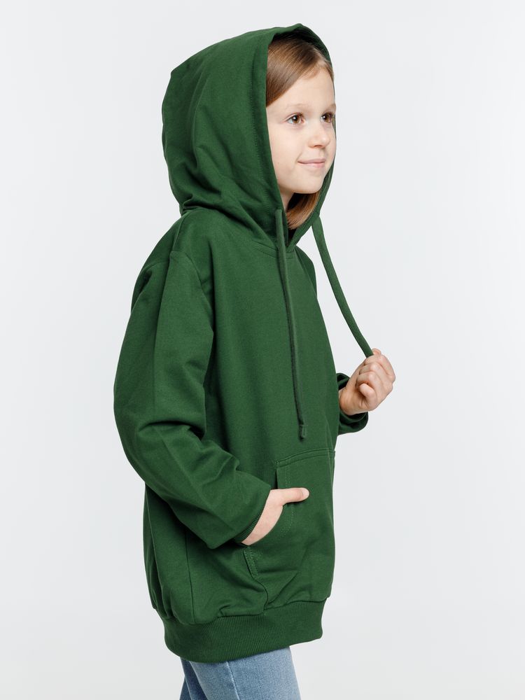 Худи детское Kirenga 2.0 Kids, темно-зеленое / Миниатюра модельного (1000)