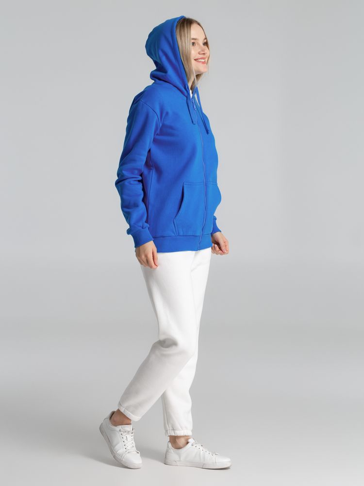 Толстовка на молнии с капюшоном Siverga 2.0 Heavy, ярко-синяя / Миниатюра модельного (1000)