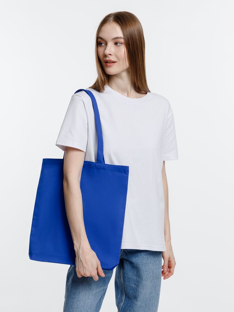 Холщовая сумка Strong 210, синяя / Миниатюра модельного (1000)