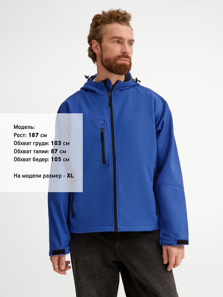 Куртка мужская с капюшоном Replay Men 340, ярко-синяя / Миниатюра модельного (1000)