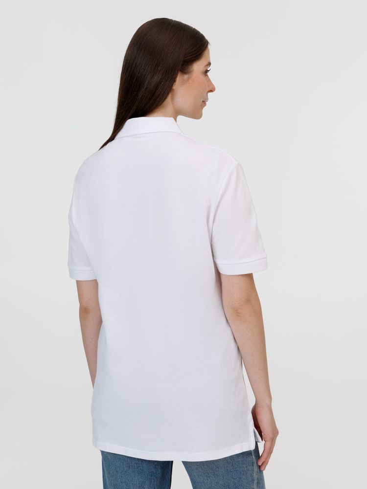 Рубашка поло унисекс Pacific, белая / Миниатюра модельного (1000)