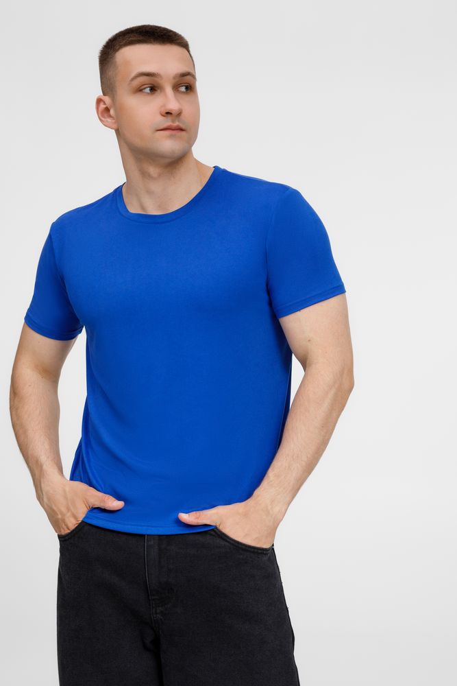 Футболка унисекс Senti, ярко-синяя / Миниатюра модельного (1000)