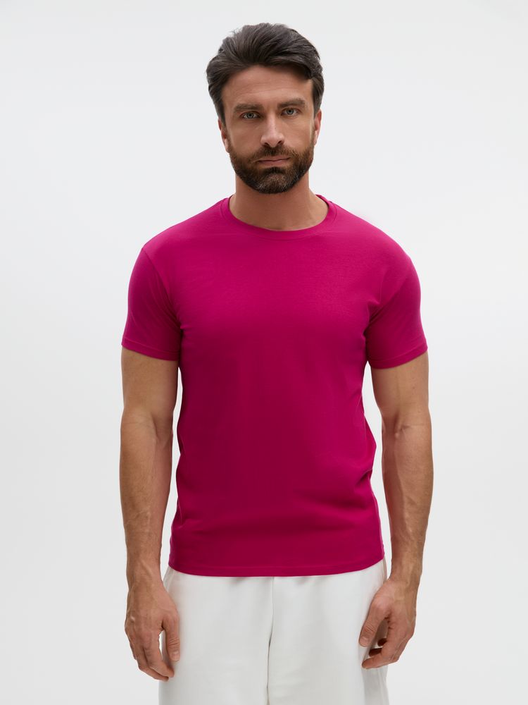 Футболка унисекс Regent 150, ярко-розовая (фуксия) / Миниатюра модельного (1000)