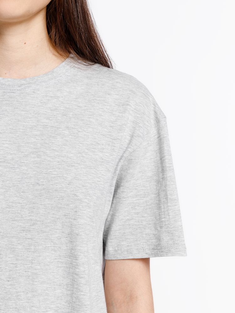 Футболка унисекс Streetwise, серый меланж / Миниатюра модельного (1000)