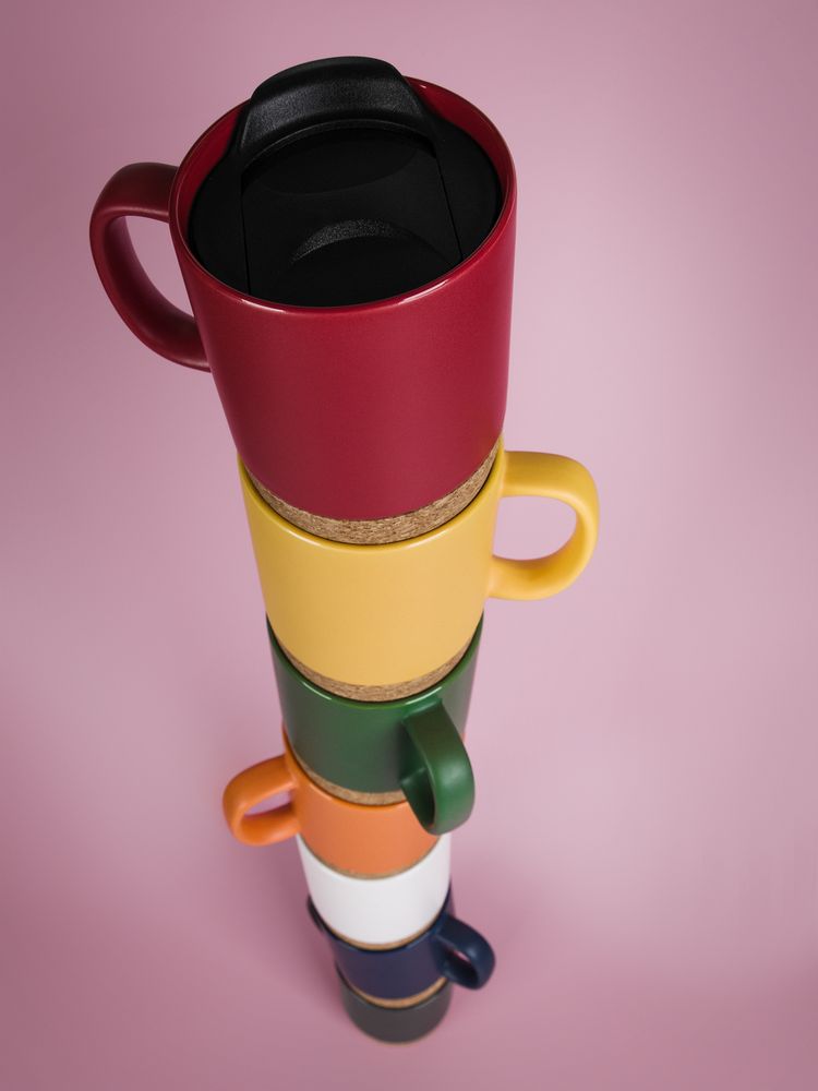 Кружка Corky Walk, красная / Миниатюра имиджевого (1000)