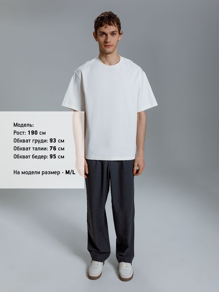 Футболка оверсайз Kangas, белая / Миниатюра модельного (1000)