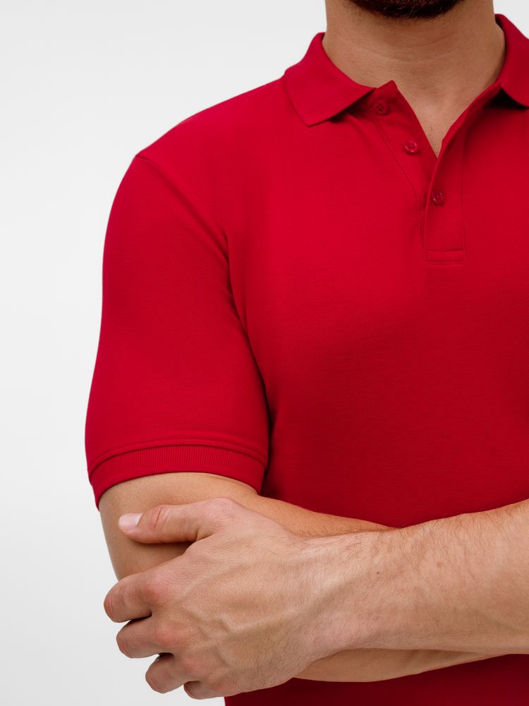 Рубашка поло унисекс Upswing, красная / Миниатюра модельного (1000)