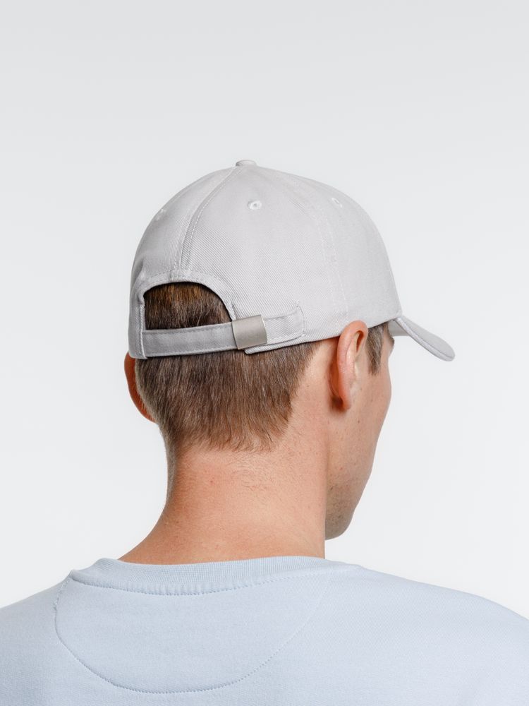 Бейсболка Spiker, серая с белым / Миниатюра модельного (1000)