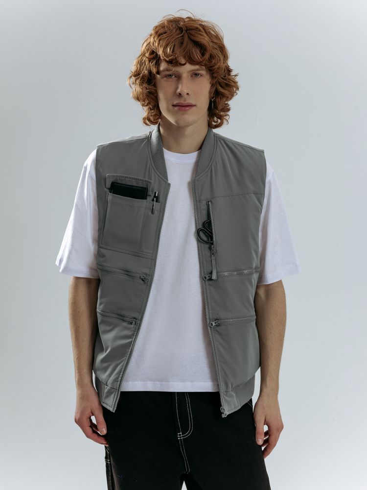 Жилет Hard Work, серый / Миниатюра модельного (1000)