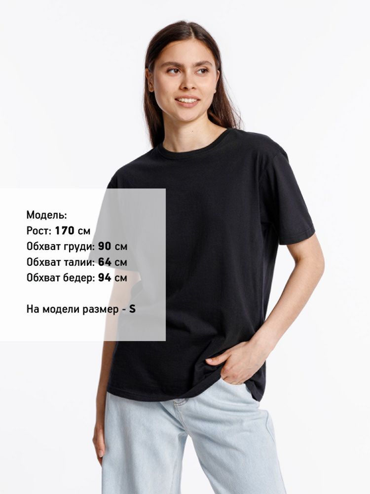 Футболка унисекс Streetwise, черная / Миниатюра модельного (1000)