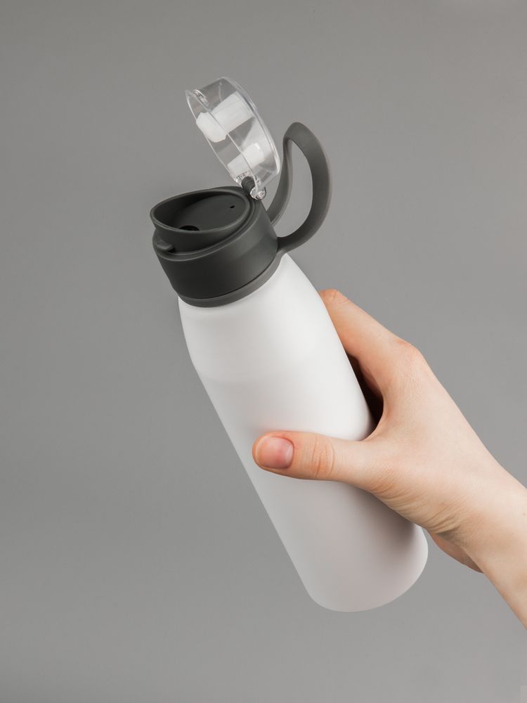 Бутылка для воды Billy Gym, матовая белая / Миниатюра имиджевого (1000)
