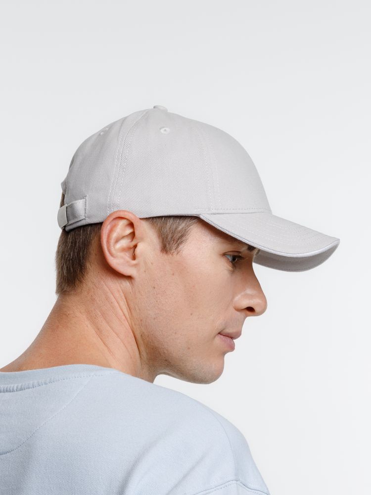 Бейсболка Spiker, серая с белым / Миниатюра модельного (1000)