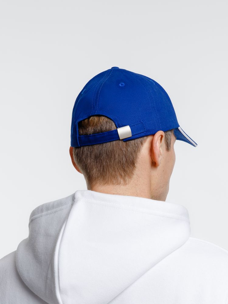 Бейсболка Spiker, ярко-синяя с белым / Миниатюра модельного (1000)