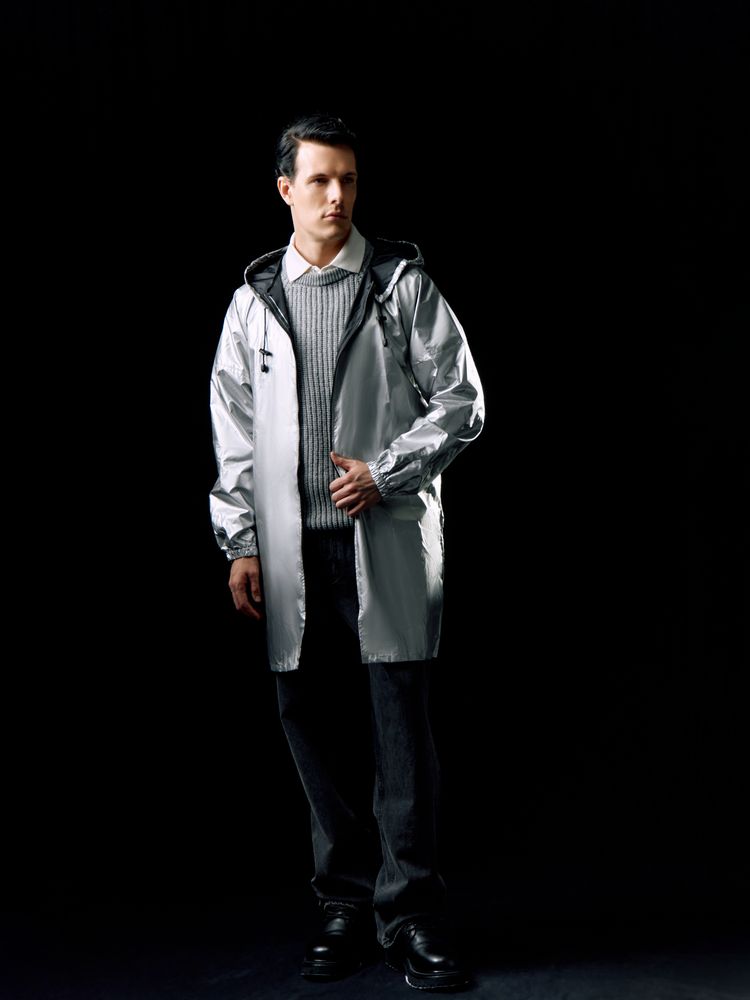 Дождевик Palladio Pockets, серебристый / Миниатюра имиджевого (1000)